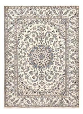 Persisk tæppe - Nain - 343 x 244 cm - lys beige