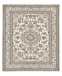 Persisk tæppe - Nain - 198 x 152 cm - lys beige