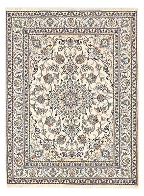 Persisk tæppe - Nain - 197 x 147 cm - lys beige