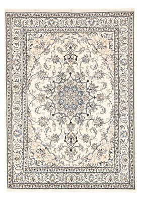 Persisk tæppe - Nain - 241 x 164 cm - lys beige