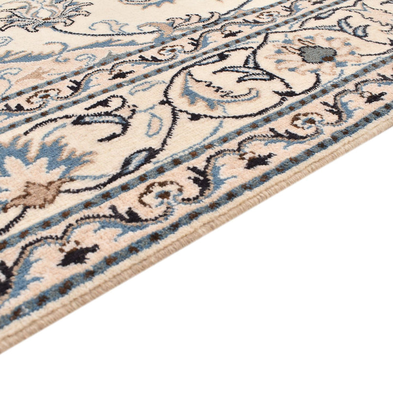 Persisk tæppe - Nain - 241 x 164 cm - lys beige