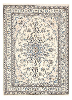 Persisk tæppe - Nain - 230 x 167 cm - lys beige