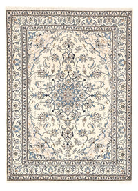 Persisk tæppe - Nain - 230 x 167 cm - lys beige