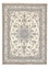 Persisk tæppe - Nain - 230 x 167 cm - lys beige