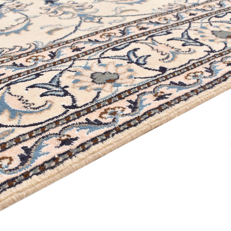 Persisk tæppe - Nain - 230 x 167 cm - lys beige