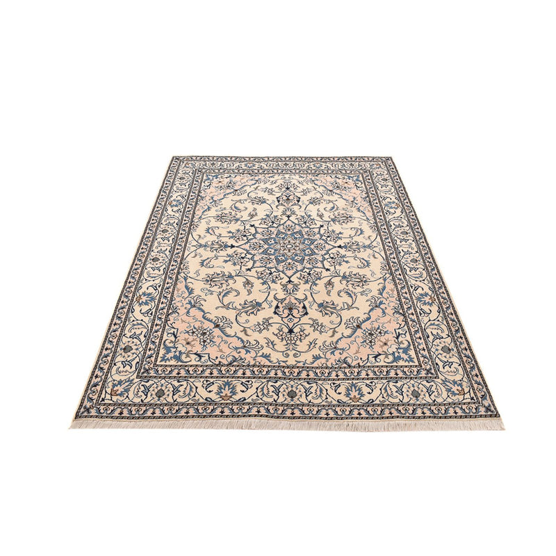 Persisk tæppe - Nain - 230 x 167 cm - lys beige