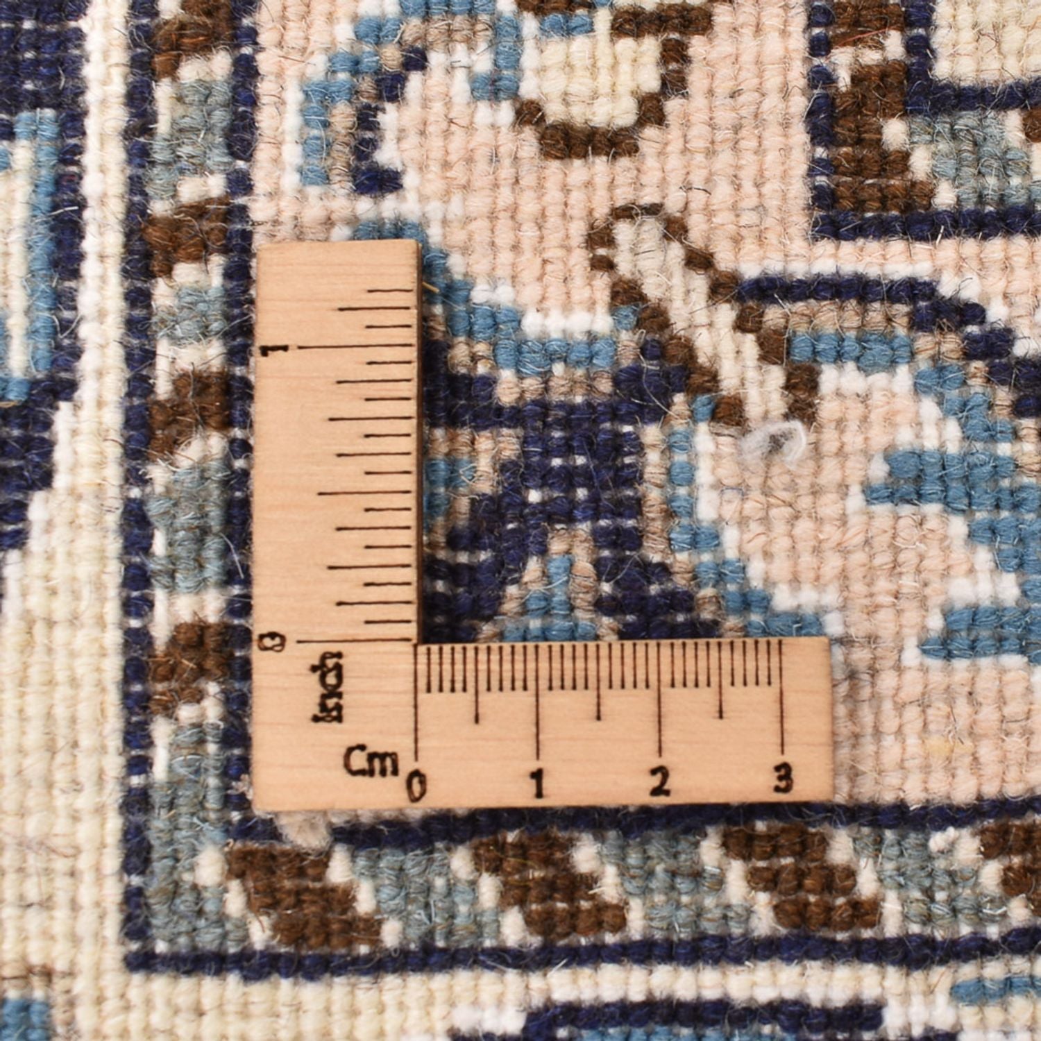 Persisk tæppe - Nain - 230 x 167 cm - lys beige