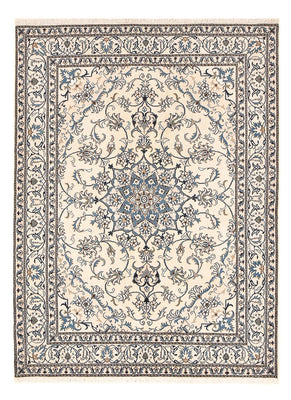Persisk tæppe - Nain - 239 x 170 cm - lys beige