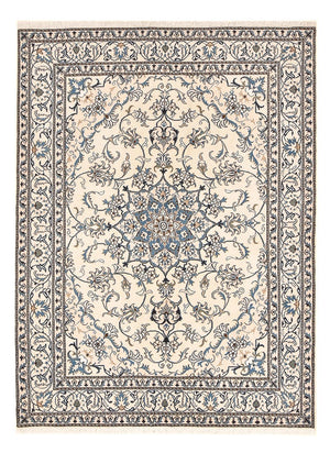 Persisk tæppe - Nain - 239 x 170 cm - lys beige