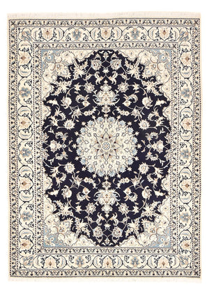 Persisk tæppe - Nain - 237 x 169 cm - mørkeblå
