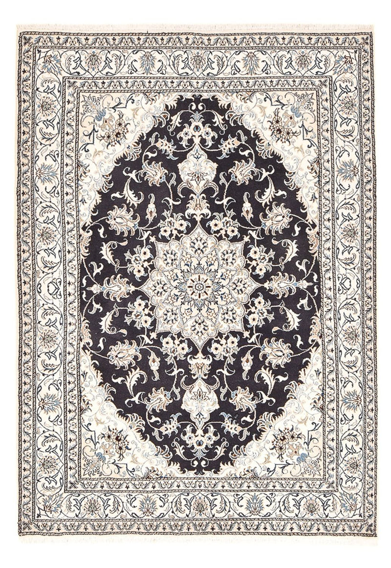 Persisk tæppe - Nain - 238 x 161 cm - mørkeblå