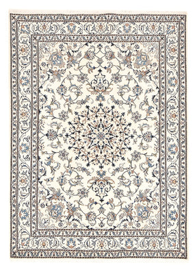Persisk tæppe - Nain - 241 x 170 cm - lys beige