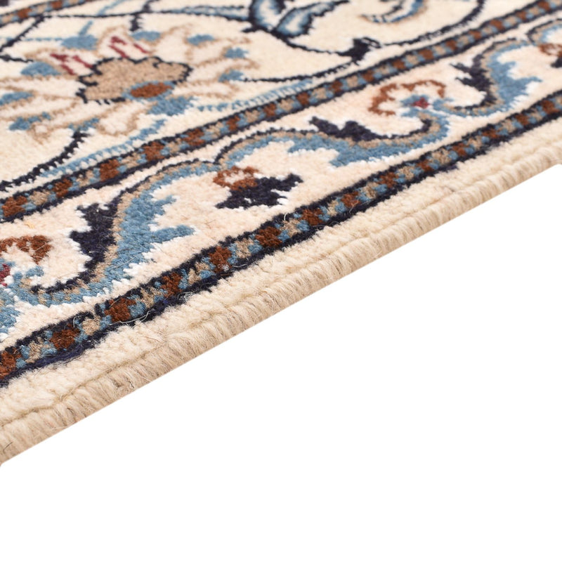 Persisk tæppe - Nain - 241 x 170 cm - lys beige