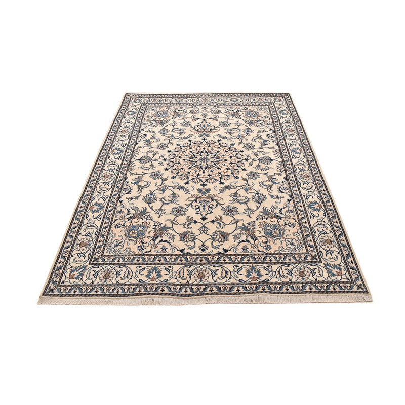 Persisk tæppe - Nain - 241 x 170 cm - lys beige
