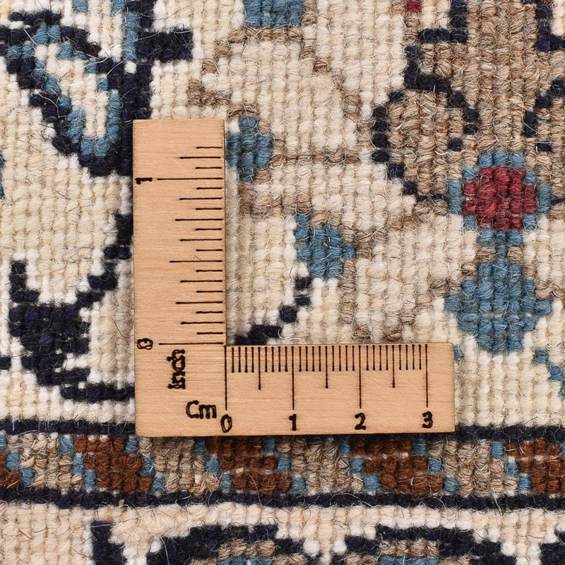 Persisk tæppe - Nain - 241 x 170 cm - lys beige