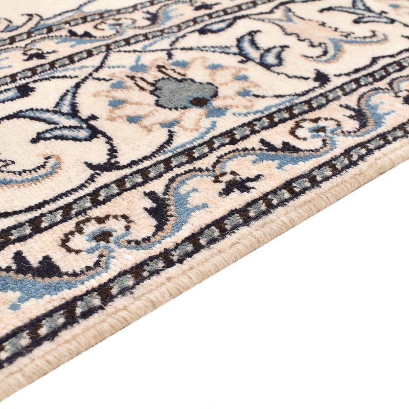 Persisk tæppe - Nain - 240 x 168 cm - lys beige