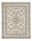 Persisk tæppe - Nain - 193 x 145 cm - lys beige