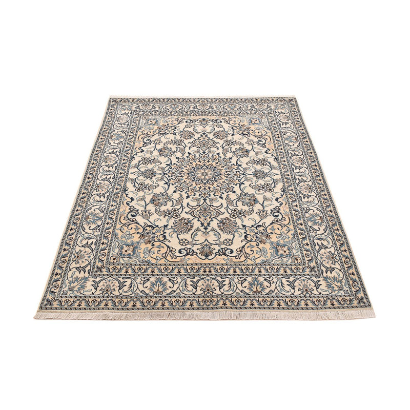 Persisk tæppe - Nain - 193 x 145 cm - lys beige