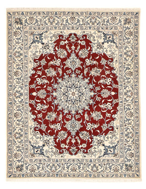 Persisk tæppe - Nain - 195 x 148 cm - rød