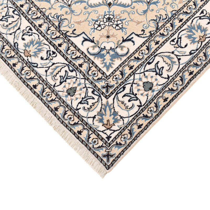 Persisk tæppe - Nain - 239 x 171 cm - lys beige