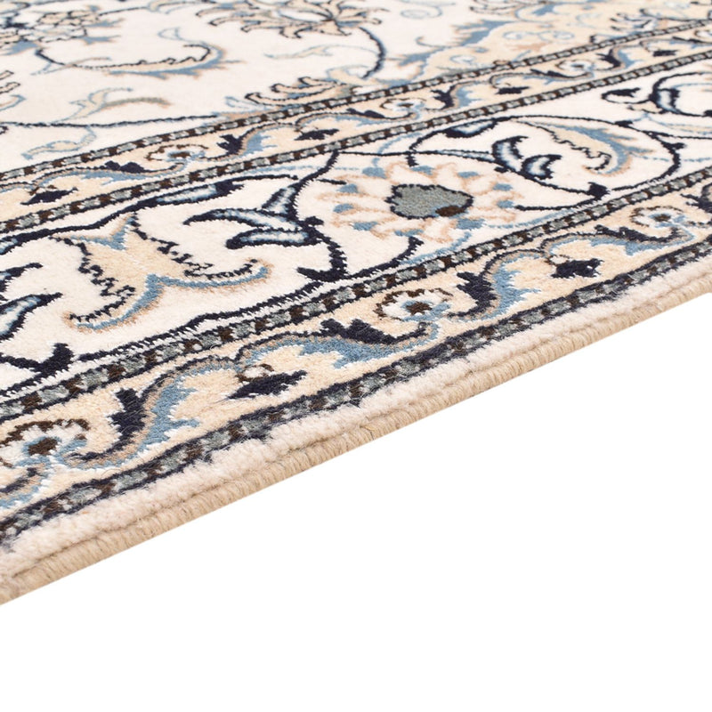 Persisk tæppe - Nain - 239 x 171 cm - lys beige