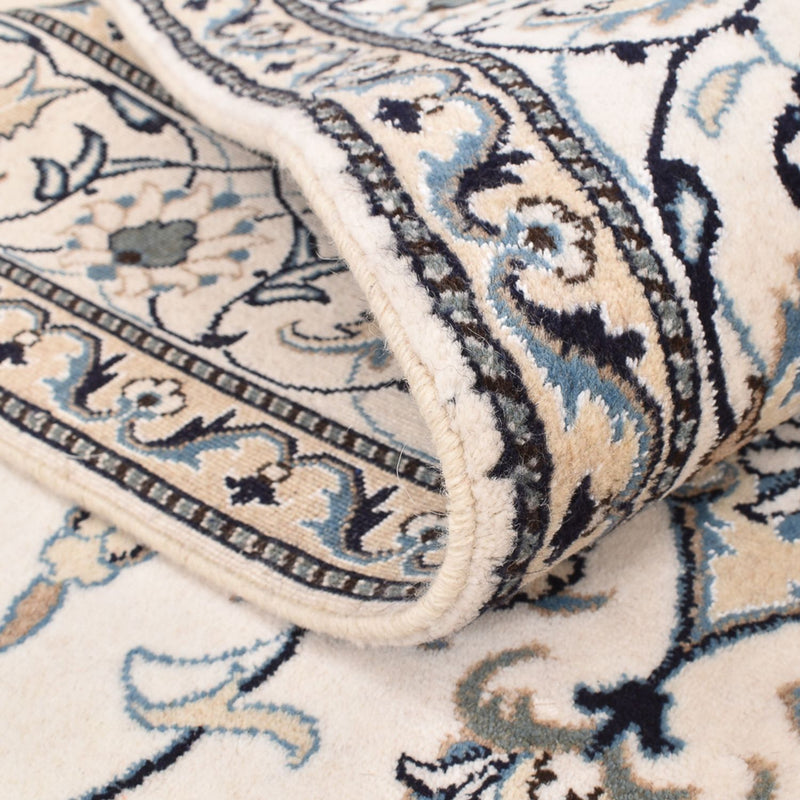 Persisk tæppe - Nain - 239 x 171 cm - lys beige