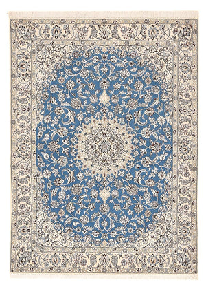 Persisk tæppe - Nain - Royal - 201 x 149 cm - lyseblå