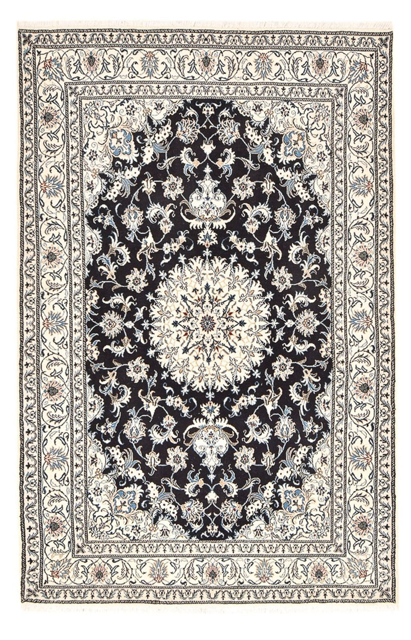 Persisk tæppe - Nain - 252 x 161 cm - mørkeblå