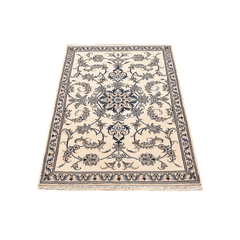 Persisk tæppe - Nain - 137 x 87 cm - lys beige