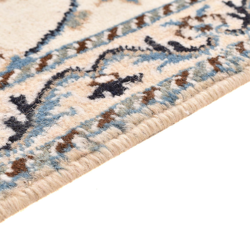 Persisk tæppe - Nain - 136 x 87 cm - lys beige