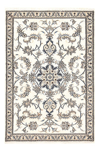 Persisk tæppe - Nain - 137 x 88 cm - lys beige