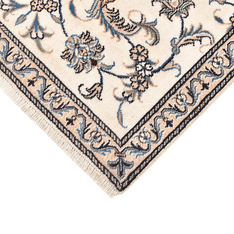 Persisk tæppe - Nain - 137 x 88 cm - lys beige