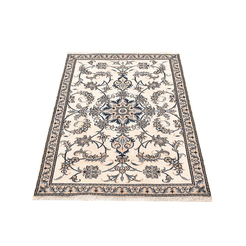 Persisk tæppe - Nain - 137 x 88 cm - lys beige