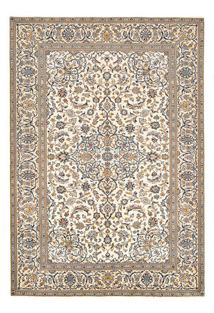 Persisk tæppe - Keshan - 287 x 192 cm - mørk beige
