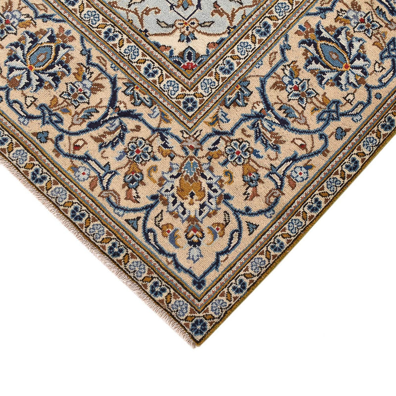 Persisk tæppe - Keshan - 287 x 192 cm - mørk beige