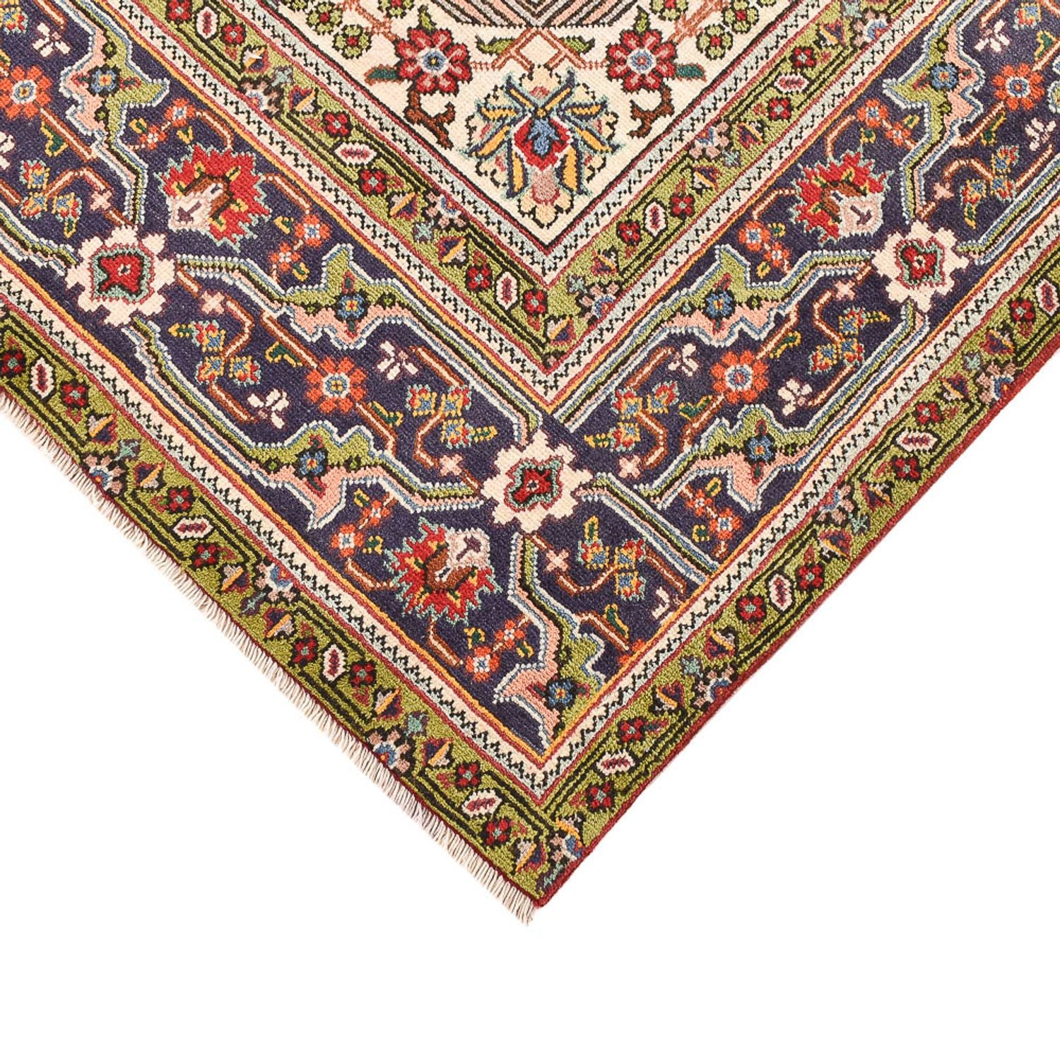 Persisk tæppe - Tabriz - 347 x 242 cm - lysrød