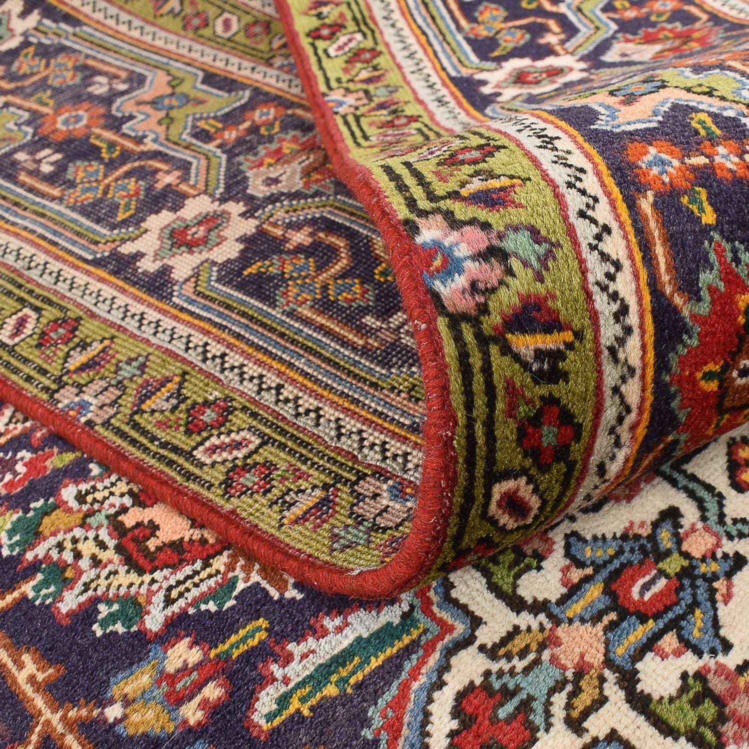 Persisk tæppe - Tabriz - 347 x 242 cm - lysrød