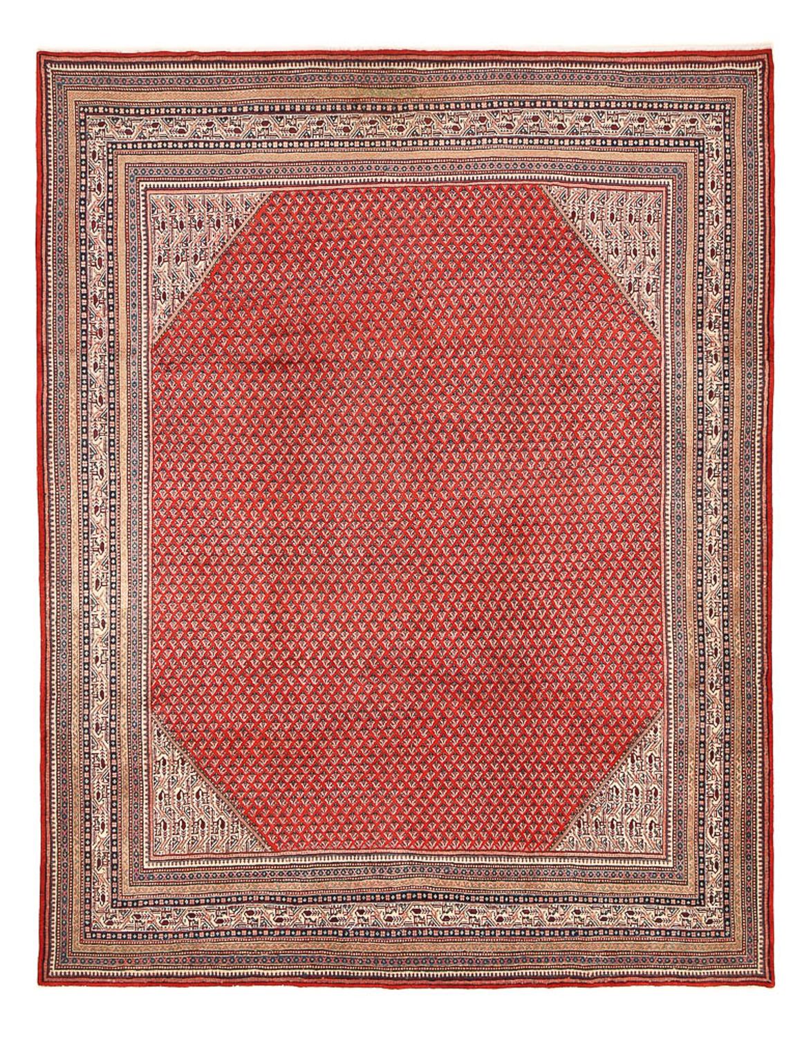 Persisk tæppe - Mir - 360 x 273 cm - rød