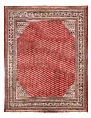 Persisk tæppe - Mir - 360 x 273 cm - rød