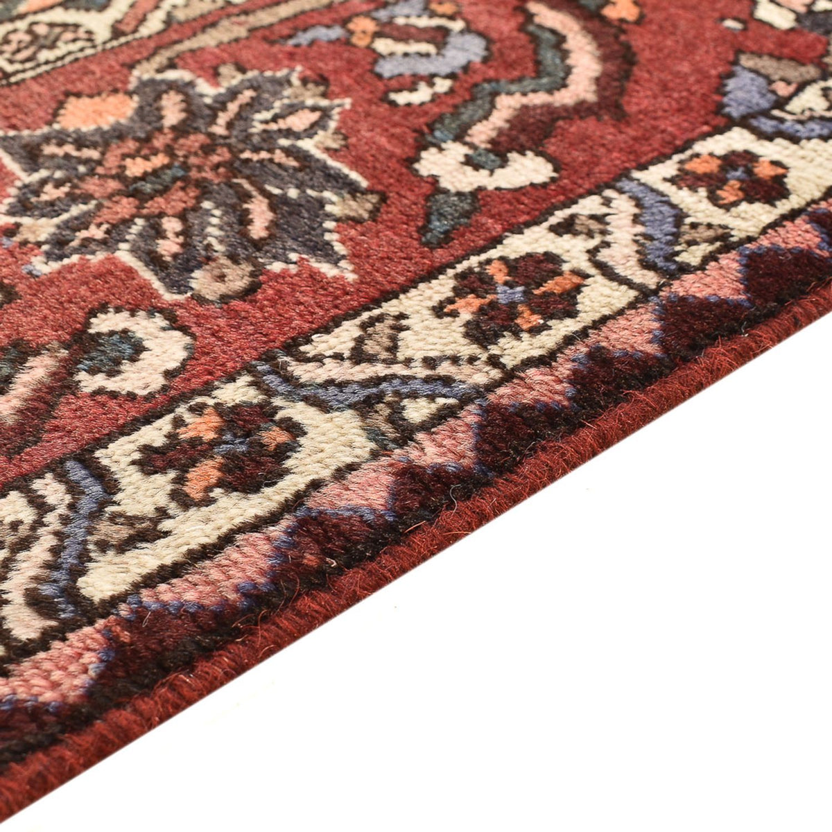 Persisk tæppe - Nomadisk - 312 x 206 cm - lysrød