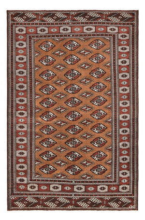 Turkaman-tæppe - 303 x 200 cm - flerfarvet