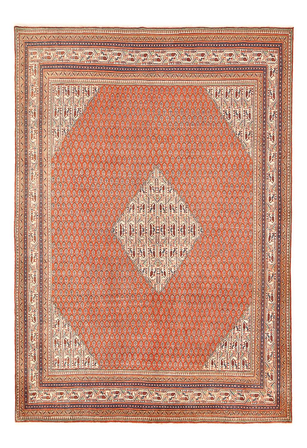 Persisk tæppe - Mir - 307 x 210 cm - lysrød