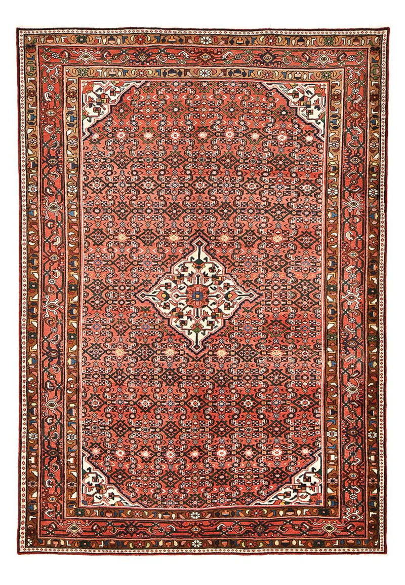 Persisk tæppe - Nomadisk - 313 x 213 cm - lysrød