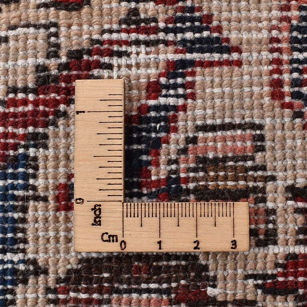 Persisk tæppe - Nomadisk - 315 x 215 cm - mørkerød