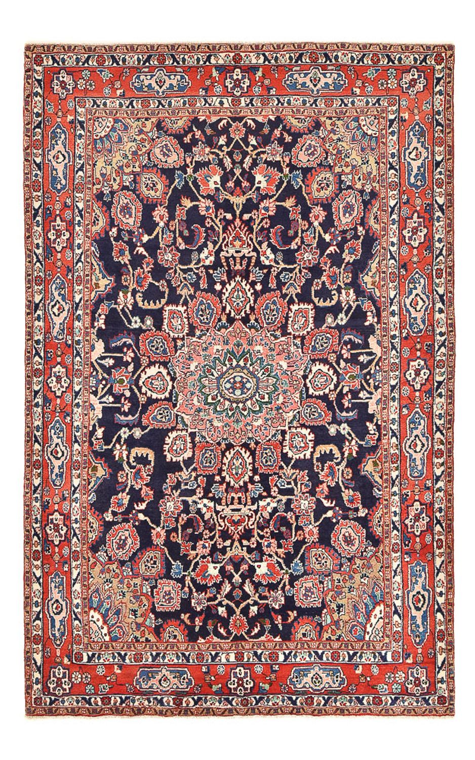 Persisk tæppe - Nomadisk - 330 x 205 cm - mørkeblå