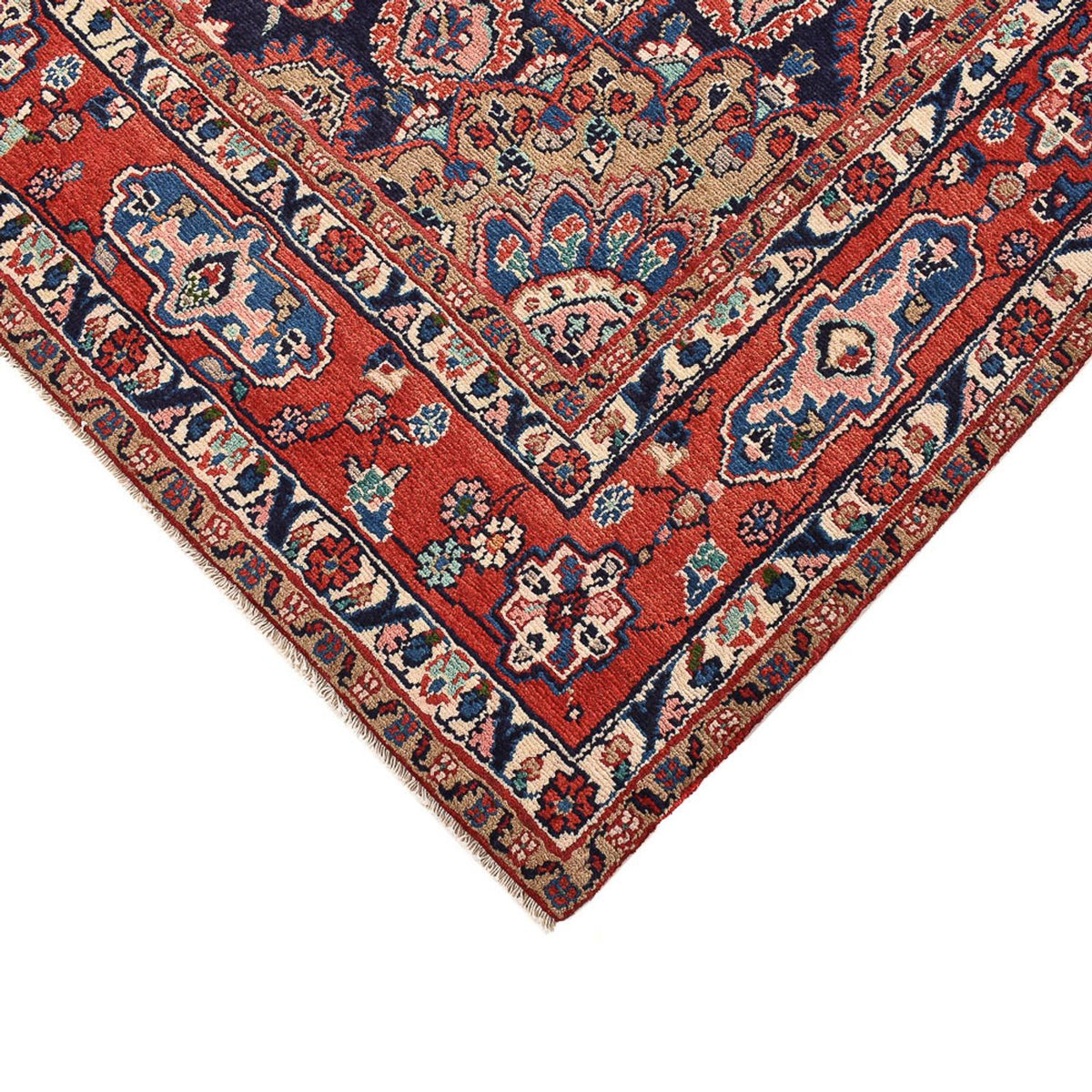 Persisk tæppe - Nomadisk - 330 x 205 cm - mørkeblå