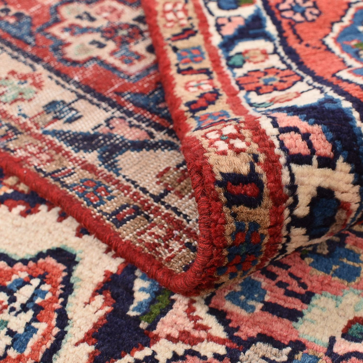 Persisk tæppe - Nomadisk - 330 x 205 cm - mørkeblå