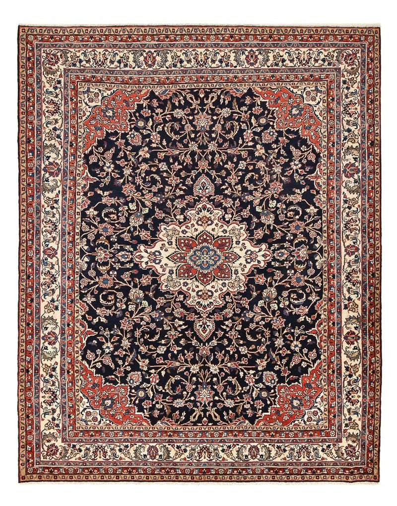 Persisk tæppe - Nomadisk - 337 x 268 cm - mørkerød