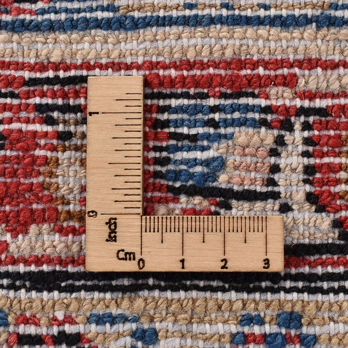 Persisk tæppe - Nomadisk - 337 x 268 cm - mørkerød