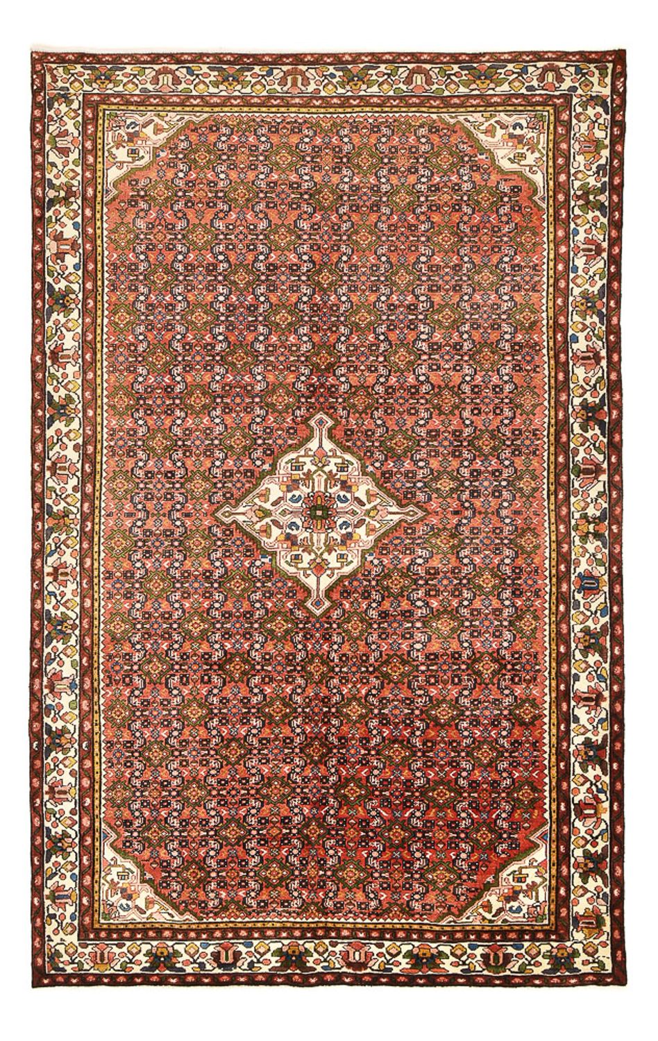 Persisk tæppe - Nomadisk - 333 x 205 cm - rust